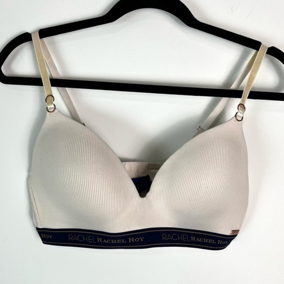Rachel Roy womens beige no underwire bra size 36C - Picture 1 of 4